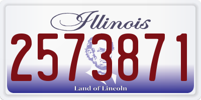 IL license plate 2573871