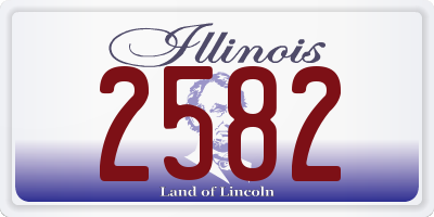 IL license plate 2582