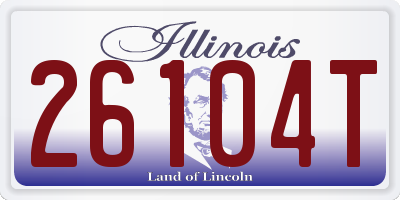 IL license plate 26104T