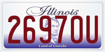 IL license plate 26970U