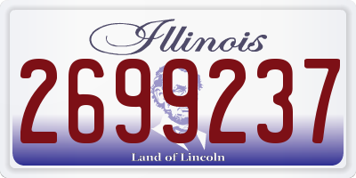 IL license plate 2699237