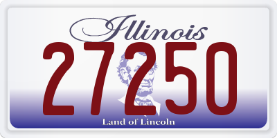 IL license plate 27250