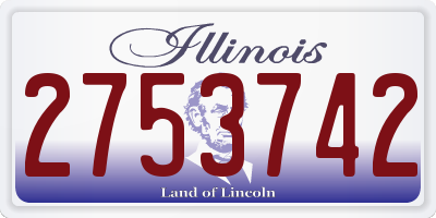 IL license plate 2753742