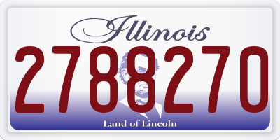 IL license plate 2788270