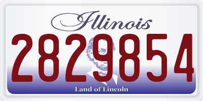 IL license plate 2829854