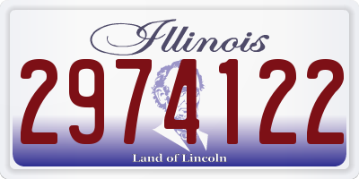 IL license plate 2974122