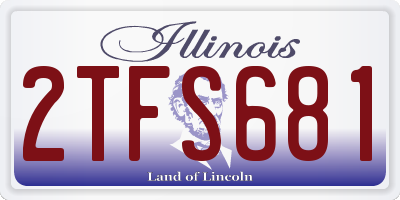 IL license plate 2TFS681