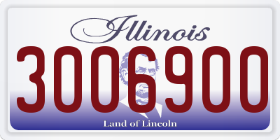 IL license plate 3006900