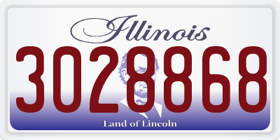 IL license plate 3028868