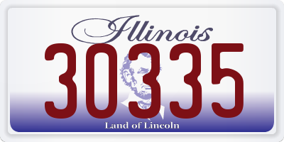 IL license plate 30335