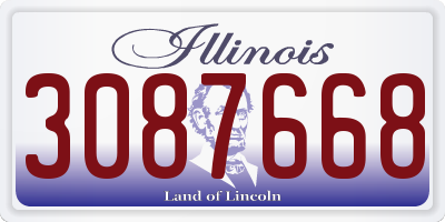 IL license plate 3087668