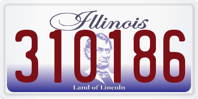 IL license plate 310186