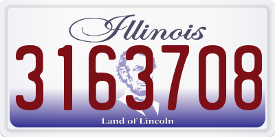 IL license plate 3163708