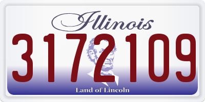 IL license plate 3172109