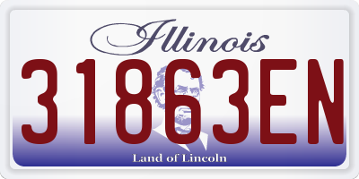 IL license plate 31863EN