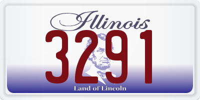 IL license plate 3291