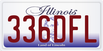 IL license plate 336DFL