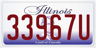 IL license plate 33967U