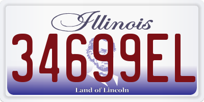 IL license plate 34699EL