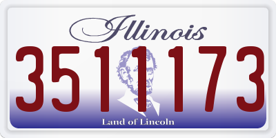 IL license plate 3511173