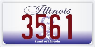 IL license plate 3561