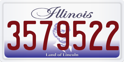 IL license plate 3579522