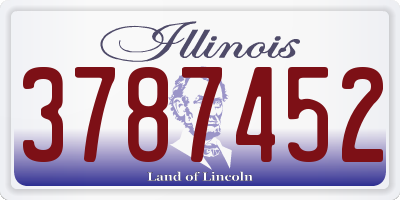 IL license plate 3787452