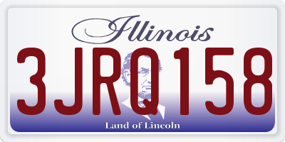 IL license plate 3JRQ158