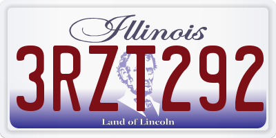 IL license plate 3RZT292