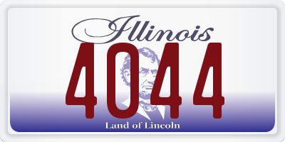 IL license plate 4044