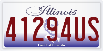 IL license plate 41294US