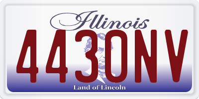 IL license plate 4430NV