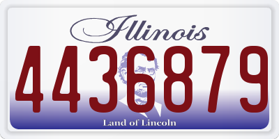 IL license plate 4436879