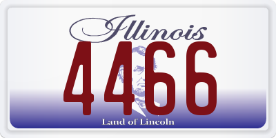 IL license plate 4466