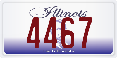 IL license plate 4467