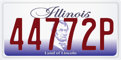 IL license plate 44772P