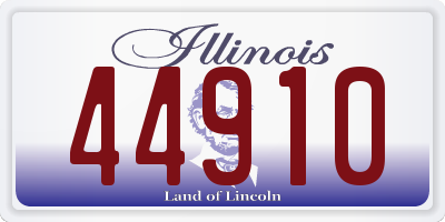 IL license plate 44910