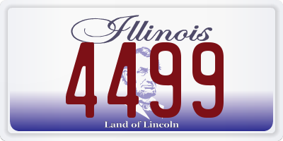 IL license plate 4499