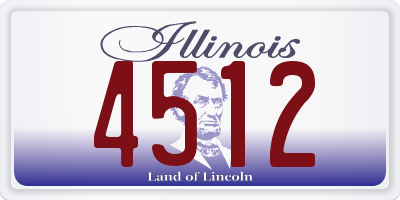 IL license plate 4512