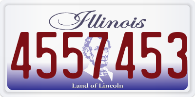 IL license plate 4557453