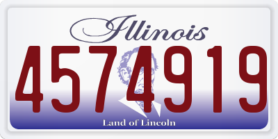 IL license plate 4574919