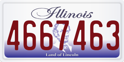 IL license plate 4667463