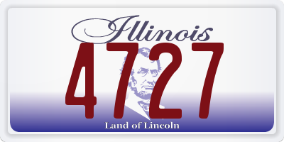 IL license plate 4727