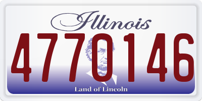 IL license plate 4770146