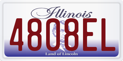 IL license plate 4808EL