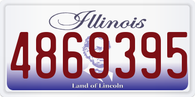 IL license plate 4869395