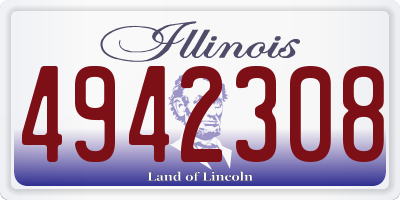 IL license plate 4942308