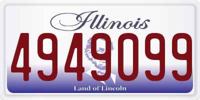 IL license plate 4949099