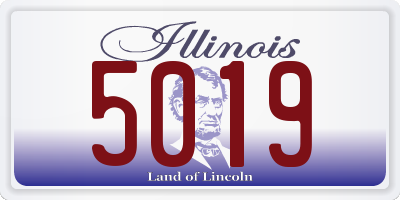 IL license plate 5019