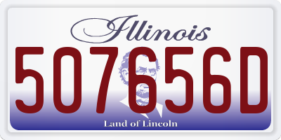 IL license plate 507656D